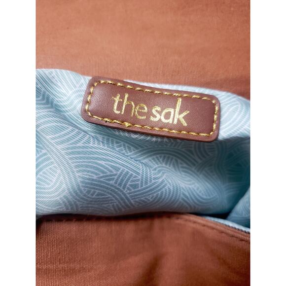 The Sak Ventura Embossed Leather Convertible Backpack/Crossbody Brown - Picture 11 of 11